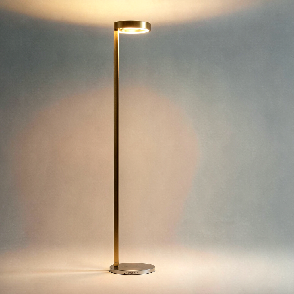 velqazir Beam Slim Uplight Floor Lamp