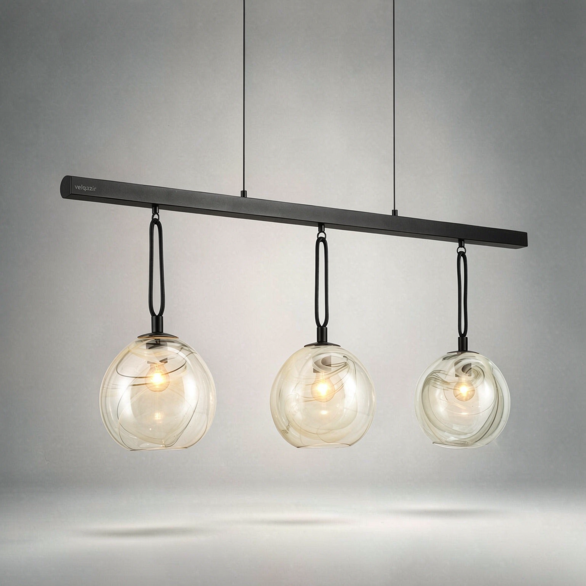 velqazir Linear 3-Light Pendant Bar